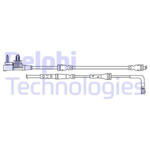 Датчик зносу гальмівних колодок Delphi LZ0313