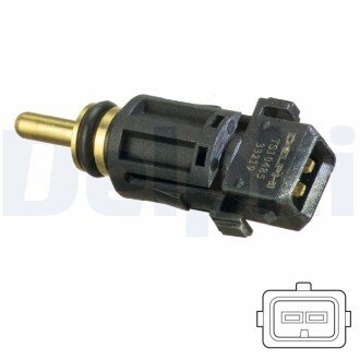 Датчик температури охолоджуючої рідини BMW 1/3/5/6/7/Rover 95- (2 конт.) Delphi TS10485