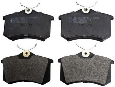 Колодки гальмівні дискові задні на Citroen/Peugeot/Renault Denckermann B110041
