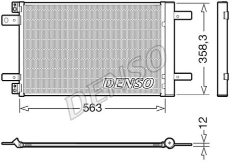 Конденсер кондиціонера DENSO DCN21032