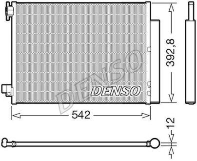 Радіатор кондиціонера DENSO DCN37004