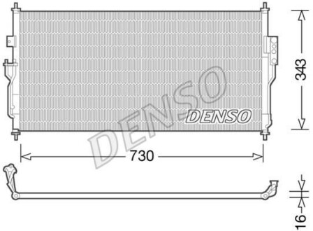 Радіатор кондиціонера DENSO DCN46006