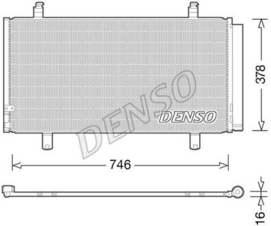 Радіатор кондиціонера DENSO DCN50048