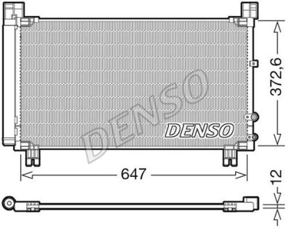 Радіатор кондиціонера DENSO DCN50053