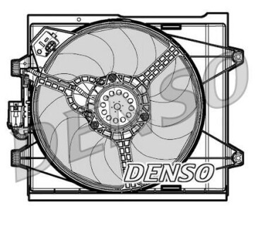 Вентилятор радіатора DENSO DER09048