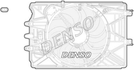 Вентилятор радіатора DENSO DER09069