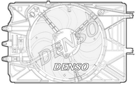 Вентилятор радіатора DENSO DER09070