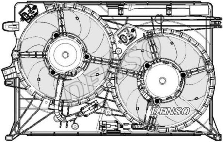 Вентилятор радіатора DENSO DER09075