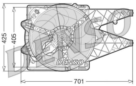 Вентилятор радіатора DENSO DER09101