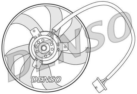 Вентилятор радіатора DENSO DER32003