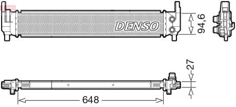 Інтеркулер AUDI/SEAT/SKODA/VW A3/Leon/Octavia/Golf "1,0-1,6 "12>> DENSO DRM02042