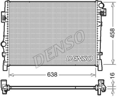 Радіатор двигуна DENSO DRM09054