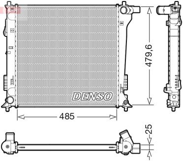 Радіатор HYUNDAI Tucson "1,6 "15-20 DENSO DRM41020 (фото 1)