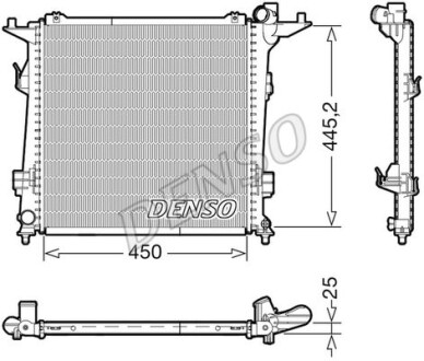Радіатор охолоджування DENSO DRM43006
