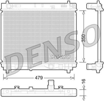 Радіатор двигуна DENSO DRM50059