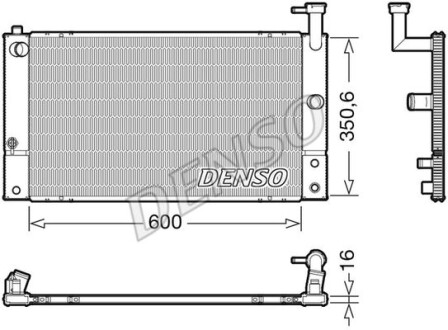 Радіатор двигуна DENSO DRM50133