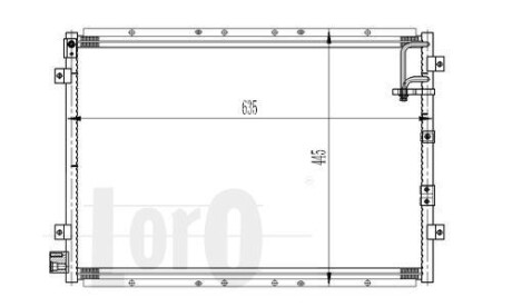 Радіатор кондиціонера Sorento 2.5CRDi 06-11 DEPO 024-016-0004 (фото 1)