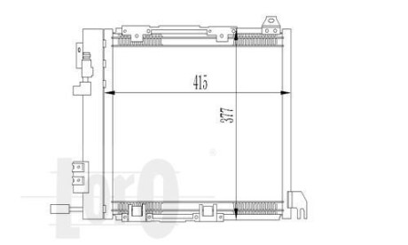 Радіатор кондиціонера Opel Astra G 1.7-2.2DTI 98-05 DEPO 037-016-0009 (фото 1)