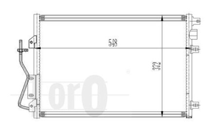 Радіатор кондиціонера Kangoo 1.2/1.4/1.5/1.6 i/DCI 97- DEPO 042-016-0011 (фото 1)