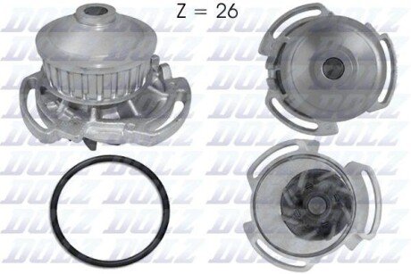 Помпа AUDI/VW 80/Polo "0,8-1,8 "72-94 DOLZ A159