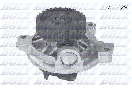 Помпа AUDI 80/100/100 Quattro/Cabriolet/Coupe Quattro/S6 Quattro "2,2-2,3 "87-97 DOLZ A171