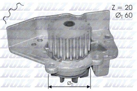 Помпа водяна DOLZ N405