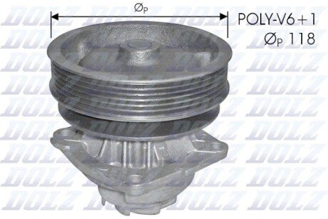 Помпа водяна DOLZ S224