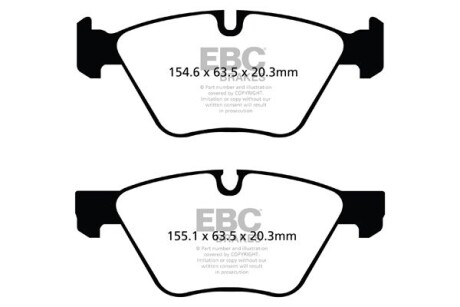 Гальмівні колодки тюнінгові EBC DP41493R