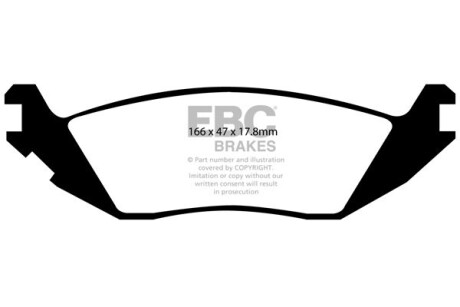 Гальмівні колодки тюнінгові EBC DP41639R