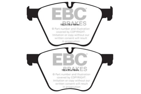 Гальмівні колодки тюнінгові EBC DP42007R