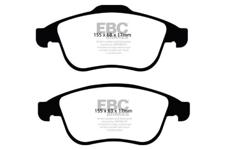 Гальмівні колодки тюнінгові EBC DP42024R