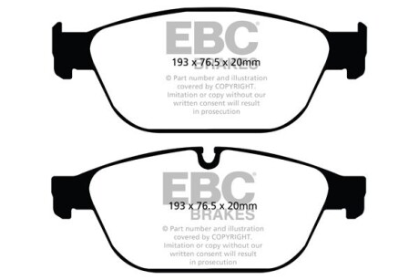 Гальмівні колодки тюнінгові EBC DP42087R