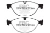 Гальмівні колодки тюнінгові EBC DP42191R (фото 1)