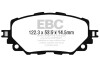 Гальмівні колодки тюнінгові EBC DP42263R (фото 1)