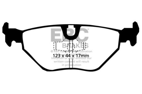 Гальмівні колодки тюнінгові EBC DP4690R