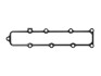 Прокладка корпус впускного колектора CHEVROLET/OPEL 1,7 DTI Y17DT/Y17DTL -10 ELRING 081.690 (фото 1)