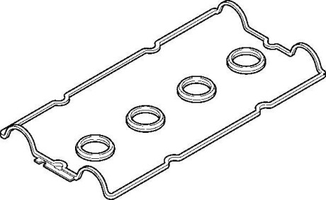 FIAT К-кт прокладок кришки голівки циліндра CROMA 2000 16V 92-96, LANCIA DELTA I 2.0 16V HF Integrale -01 ELRING 375.180 (фото 1)