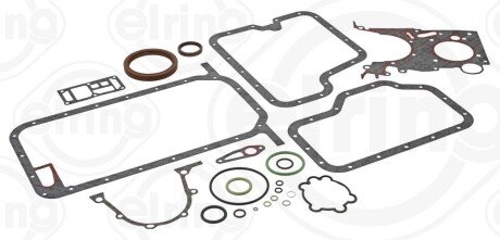 Комплект прокладок блок-картер двигуна BMW M40B16 87-91 ELRING 817430 (фото 1)