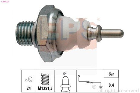 SSangYong датчик тиску мастила EPS 1.800.221