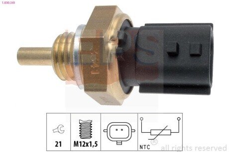 RENAULT Датчик температуры Dacia Dokker,Logan,Kangoo 08-,Nissan Qashqai,X-Trail,Opel Vivaro,Clio III,Trafic III 14- EPS 1.830.341