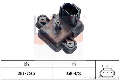 FORD датчик тиску Transit, Transit Connect, Torneo Connect, Focus, 1,8 TDCI EPS 1.993.355