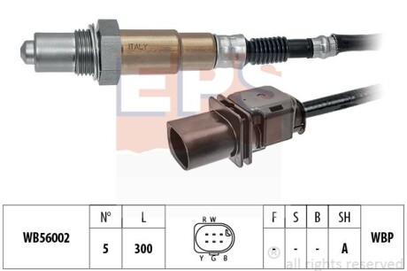 CITROEN Лямбда зонд BERLINGO 1.6 09-, PEUGEOT 207 1.4/1.6 07-, MINI 09- EPS 1.998.463