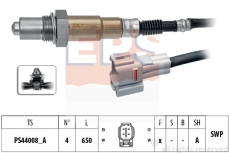 SUZUKI Лямбда-зонд SX4 S-CROSS 1.6 13-, VITARA (LY) 1.6 15- EPS 1.998.505