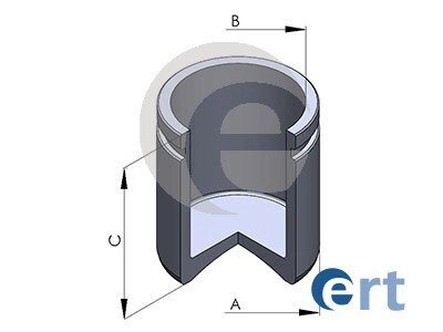 Поршень гальмівної системи ERT 150779C