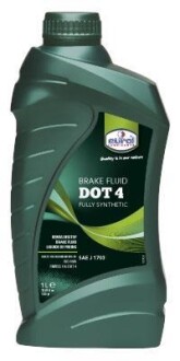 Гальмівна рідина Brakefluid DOT 4 1л EUROL E8014001L