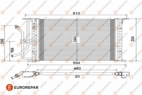 8418991000 РАД?АТОР КОНДИЦ?ОНЕРА EUROREPAR 1609637480