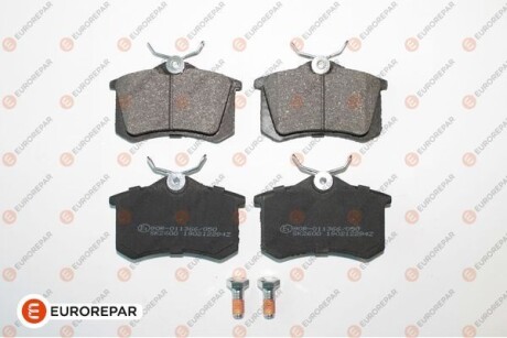 Колодки гальмівні дискові (комплект 4 шт) EUROREPAR 1617249980