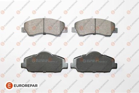 Передні гальмівні колодки CITROEN C4 CACTUS, C-ELYSEE PEUGEOT 301, 308 II 1.2-2.0D 11.12 EUROREPAR 1619790580