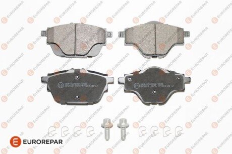 Задні гальмівні колодки CITROEN C4 GRAND PICASSO II, C4 PICASSO II, C4 SPACETOURER, C5 AIRCROSS, GRAND C4 SPACETOURER DS DS 7 OPEL GRANDLAND X PEUGEOT 3008, 308 II 1.2-2.0D 02.13- EUROREPAR 1619791280 (фото 1)