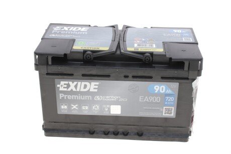 Акумулятор 90Ah-12v PREMIUM (315х175х190), R, EN720 EXIDE EA900